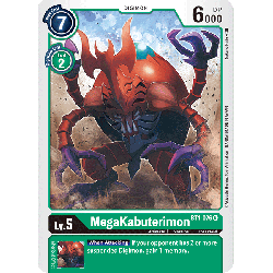 Digimon_TCG_BT1-076_MegaKabuterimon_Uncommon_New_Evolution_Card_Game