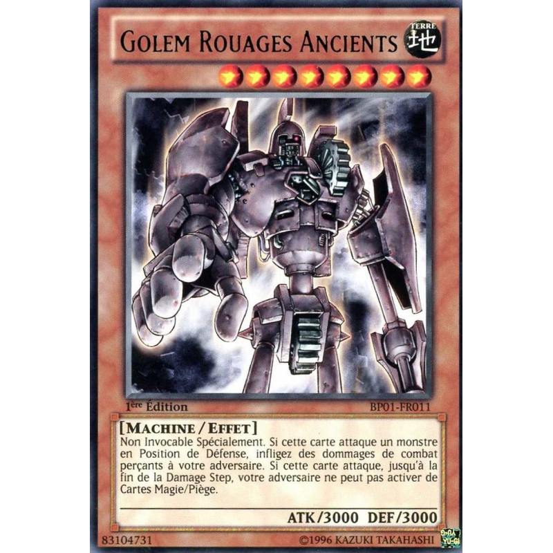 Yu-Gi-Oh-TCG-BP01-FR011-R-Golem-Rouages-Ancients-Battle-Pack-1-l-Aube-Epique