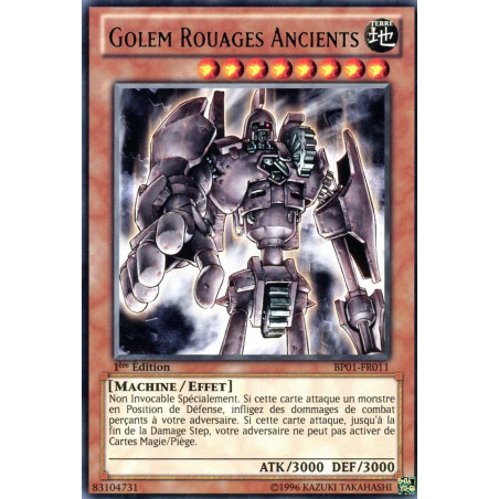 Yu-Gi-Oh-TCG-BP01-FR011-R-Golem-Rouages-Ancients-Battle-Pack-1-l-Aube-Epique