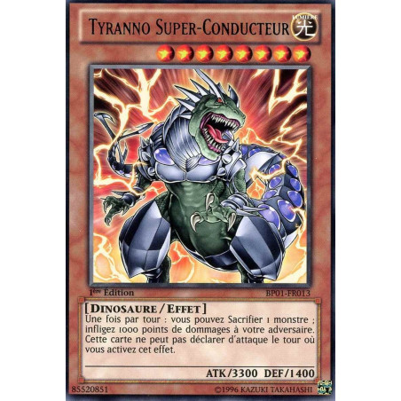 Yu-Gi-Oh-TCG-BP01-FR013-R-Tyranno-Super-Conducteur-Battle-Pack-1-l-Aube-Epique