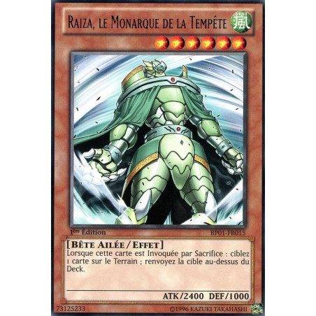 Yu-Gi-Oh-TCG-BP01-FR015-R-Raiza-le-Monarque-de-la-Temp-te-Battle-Pack-1-l-Aube-Epique