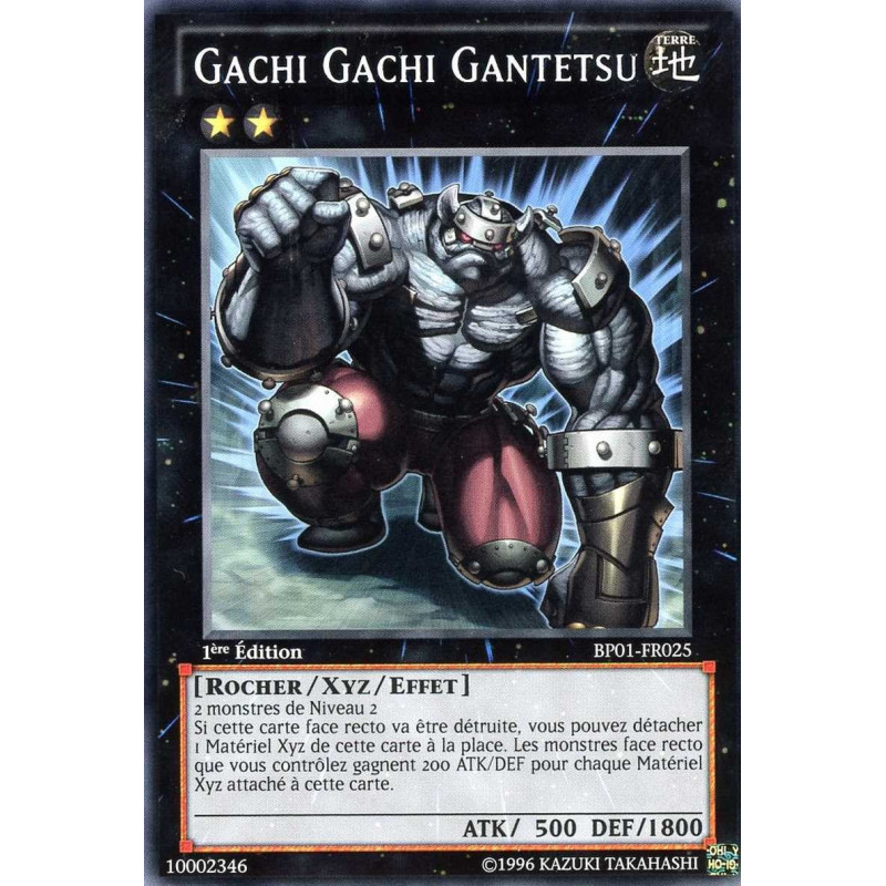 Yu-Gi-Oh-TCG-BP01-FR025-R-Gachi-Gachi-Gantetsu-Battle-Pack-1-l-Aube-Epique