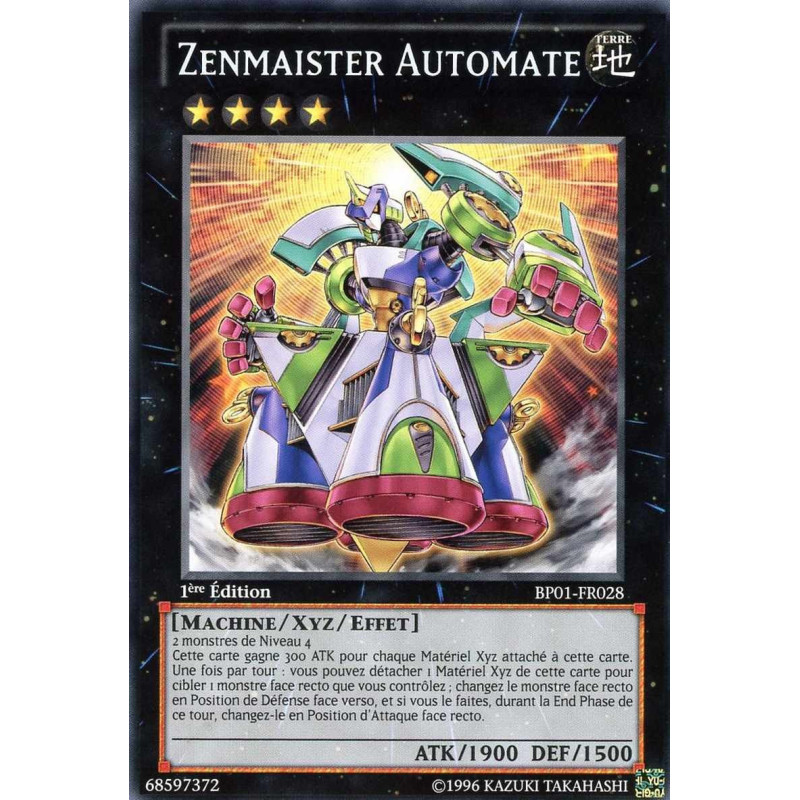 Yu-Gi-Oh-TCG-BP01-FR028-R-Zenmaister-Automate-Battle-Pack-1-l-Aube-Epique