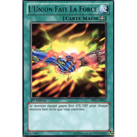 Yu-Gi-Oh-TCG-BP01-FR043-R-L-Union-Fait-La-Force-Battle-Pack-1-l-Aube-Epique