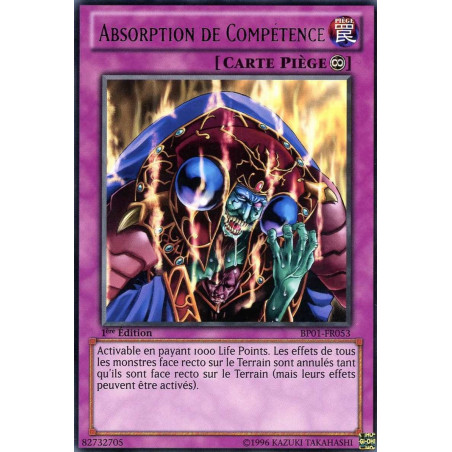 Yu-Gi-Oh-TCG-BP01-FR053-R-Absorption-de-Comp-tence-Battle-Pack-1-l-Aube-Epique
