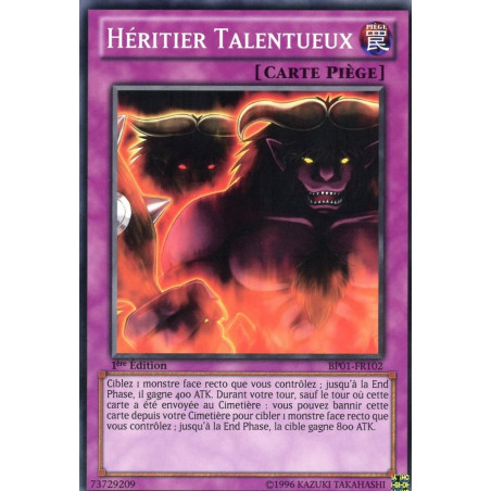 Yu-Gi-Oh-TCG-BP01-FR102-C-H-ritier-Talentueux-Battle-Pack-1-l-Aube-Epique