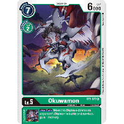 Digimon_TCG_BT1-077_Okuwamon_Common_New_Evolution_Card_Game