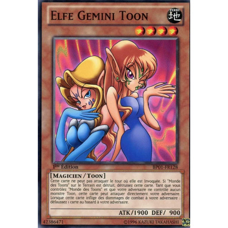 Yu-Gi-Oh-TCG-BP01-FR128-C-Elfe-Gemini-Toon-Battle-Pack-1-l-Aube-Epique