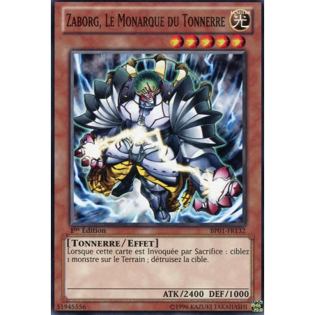 Yu-Gi-Oh-TCG-BP01-FR132-C-Zaborg-Le-Monarque-du-Tonnerre-Battle-Pack-1-l-Aube-Epique