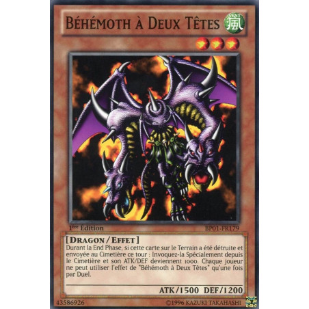 Yu-Gi-Oh-TCG-BP01-FR179-C-B-h-moth-Deux-T-tes-Battle-Pack-1-l-Aube-Epique