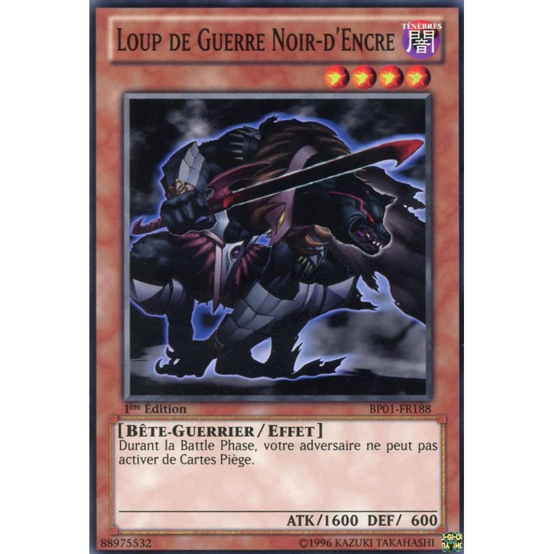 Yu-Gi-Oh-TCG-BP01-FR188-C-Loup-de-Guerre-Noir-d-Encre-Battle-Pack-1-l-Aube-Epique