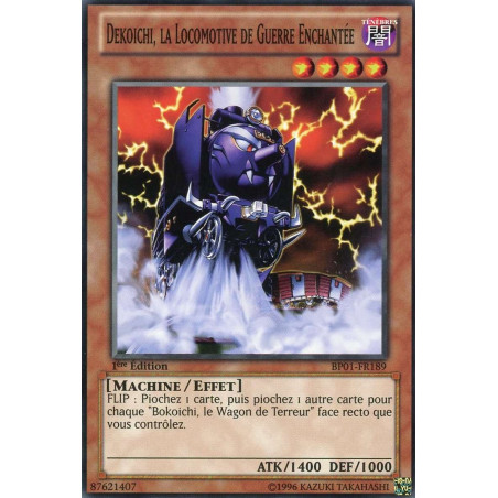 Yu-Gi-Oh-TCG-BP01-FR189-C-Dekoichi-la-Locomotive-de-Guerre-Enchant-e-Battle-Pack-1-l-Aube-Epique