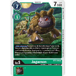 Digimon_TCG_BT1-078_Jagamon_Uncommon_New_Evolution_Card_Game