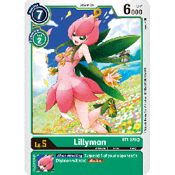 Digimon_TCG_BT1-079_Lillymon_Rare_New_Evolution_Card_Game