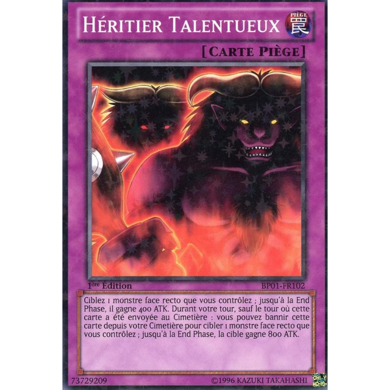 Yu-Gi-Oh-TCG-ST-BP01-FR102-ST-H-ritier-Talentueux-Battle-Pack-1-l-Aube-Epique