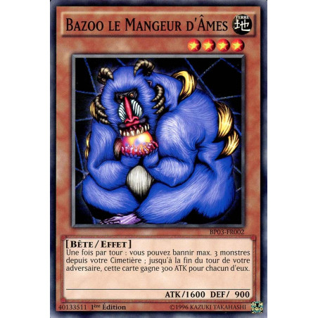 Yu-Gi-Oh-TCG-BP03-FR002-R-Bazoo-le-Mangeur-d-mes-Battle-Pack-3-La-Ligue-des-Monstres