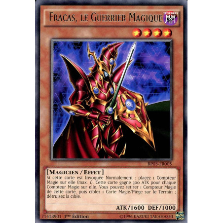Yu-Gi-Oh-TCG-BP03-FR005-R-Fracas-le-Guerrier-Magique-Battle-Pack-3-La-Ligue-des-Monstres