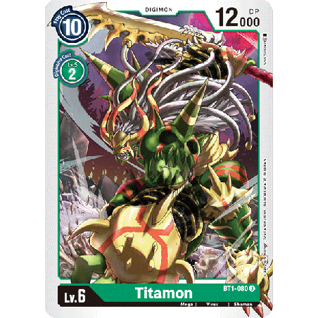 Digimon_TCG_BT1-080_Titamon_Uncommon_New_Evolution_Card_Game
