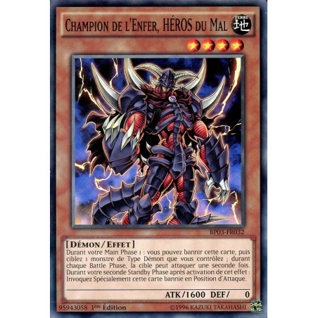 Yu-Gi-Oh-TCG-BP03-FR032-R-Champion-de-l-Enfer-H-ROS-du-Mal-Battle-Pack-3-La-Ligue-des-Monstres