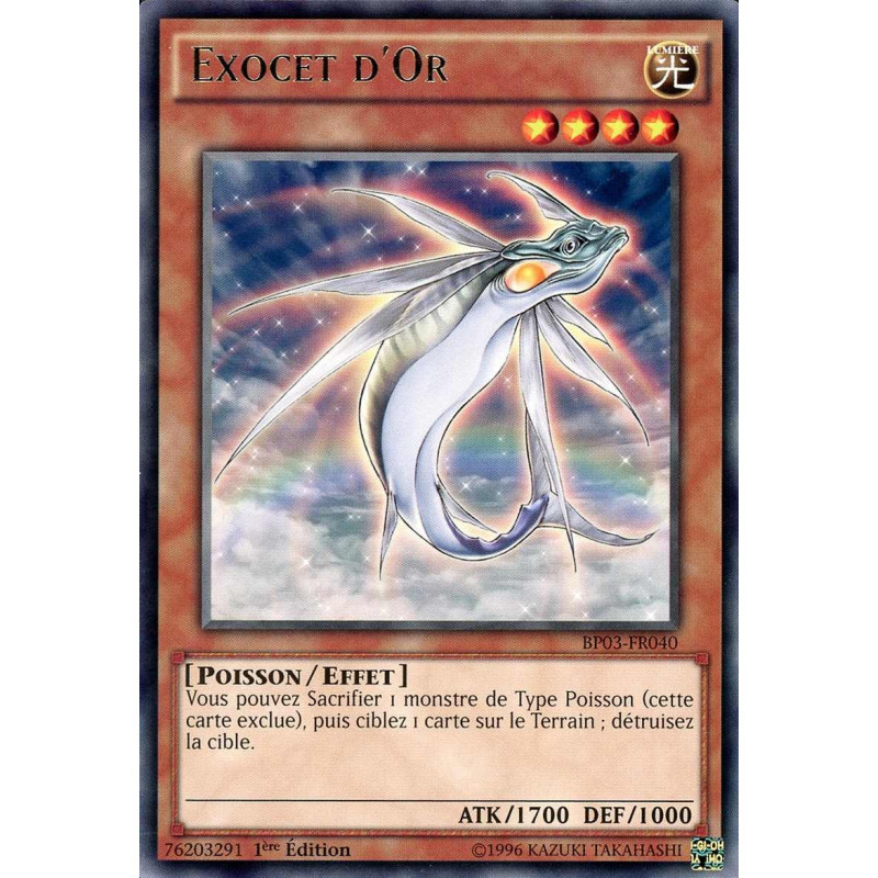 Yu-Gi-Oh-TCG-BP03-FR040-R-Exocet-d-Or-Battle-Pack-3-La-Ligue-des-Monstres