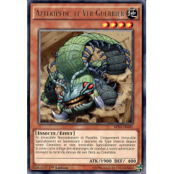 Yu-Gi-Oh-TCG-BP03-FR041-R-Aztekipede-le-Ver-Guerrier-Battle-Pack-3-La-Ligue-des-Monstres