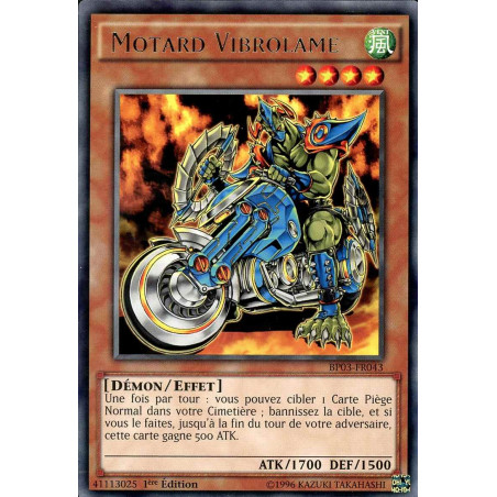Yu-Gi-Oh-TCG-BP03-FR043-R-Motard-Vibrolame-Battle-Pack-3-La-Ligue-des-Monstres