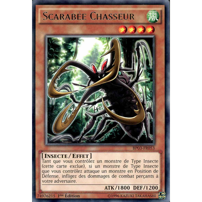 Yu-Gi-Oh-TCG-BP03-FR053-R-Scarab-e-Chasseur-Battle-Pack-3-La-Ligue-des-Monstres