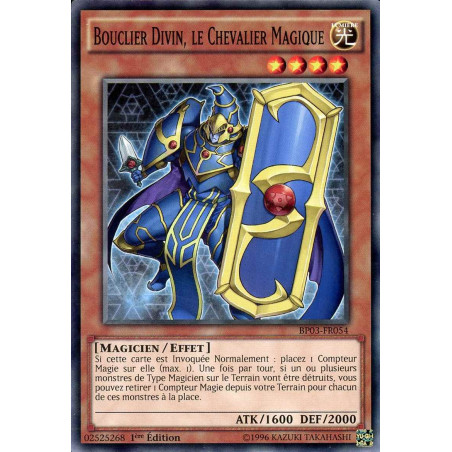 Yu-Gi-Oh-TCG-BP03-FR054-R-Bouclier-Divin-le-Chevalier-Magique-Battle-Pack-3-La-Ligue-des-Monstres