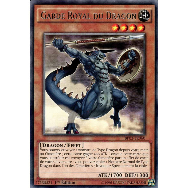Yu-Gi-Oh-TCG-BP03-FR060-R-Garde-Royal-du-Dragon-Battle-Pack-3-La-Ligue-des-Monstres