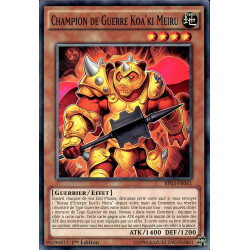 Yu-Gi-Oh-TCG-BP03-FR061-R-Champion-de-Guerre-Koa-ki-Meiru-Battle-Pack-3-La-Ligue-des-Monstres