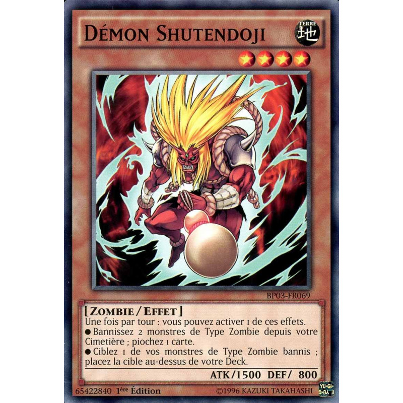 Yu-Gi-Oh-TCG-BP03-FR069-R-D-mon-Shutendoji-Battle-Pack-3-La-Ligue-des-Monstres