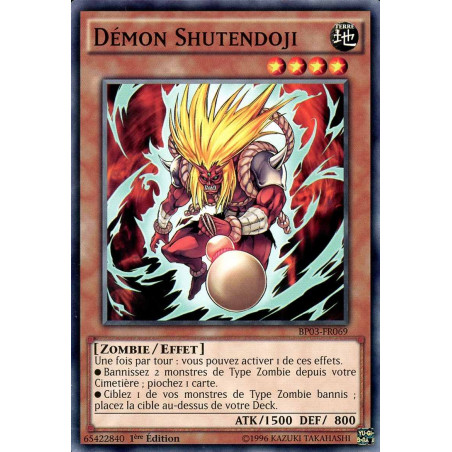Yu-Gi-Oh-TCG-BP03-FR069-R-D-mon-Shutendoji-Battle-Pack-3-La-Ligue-des-Monstres