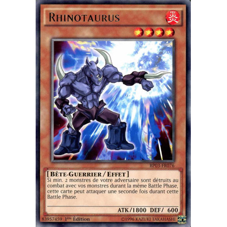 Yu-Gi-Oh-TCG-BP03-FR076-R-Rhinotaurus-Battle-Pack-3-La-Ligue-des-Monstres