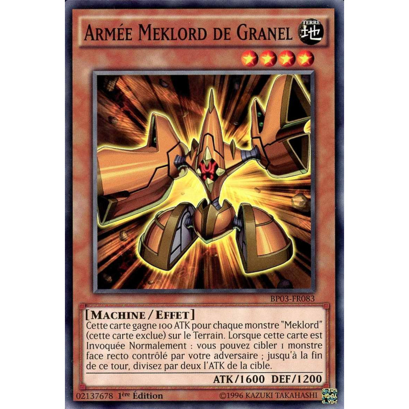 Yu-Gi-Oh-TCG-BP03-FR083-R-Arm-e-Meklord-de-Granel-Battle-Pack-3-La-Ligue-des-Monstres