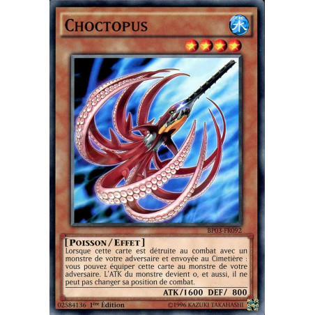 Yu-Gi-Oh-TCG-BP03-FR092-R-Choctopus-Battle-Pack-3-La-Ligue-des-Monstres