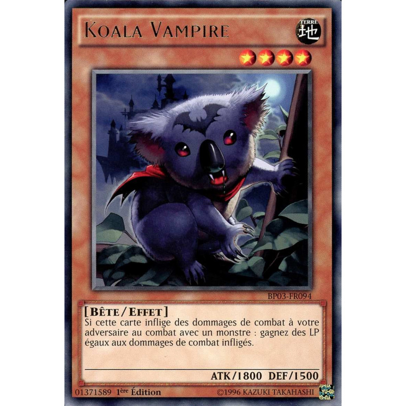 Yu-Gi-Oh-TCG-BP03-FR094-R-Koala-Vampirique-Battle-Pack-3-La-Ligue-des-Monstres