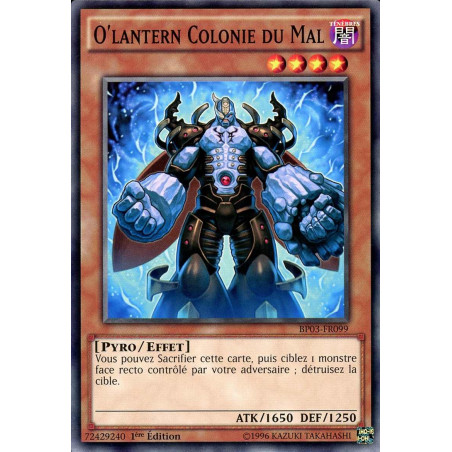 Yu-Gi-Oh-TCG-BP03-FR099-R-O-lantern-Colonie-du-Mal-Battle-Pack-3-La-Ligue-des-Monstres