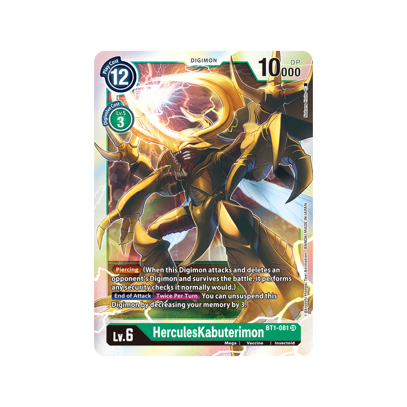 Digimon_TCG_BT1-081_HerculesKabuterimon_Super_Rare_New_Evolution_Card_Game