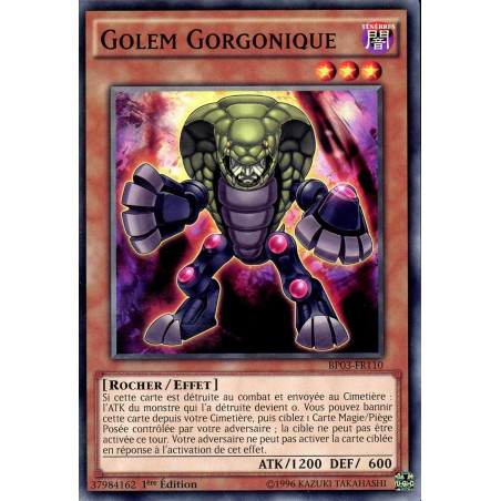 Yu-Gi-Oh-TCG-BP03-FR110-R-Golem-Gorgonique-Battle-Pack-3-La-Ligue-des-Monstres