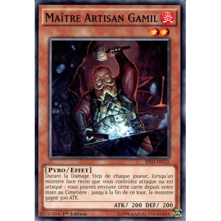 Yu-Gi-Oh-TCG-BP03-FR115-R-Ma-tre-Artisan-Gamil-Battle-Pack-3-La-Ligue-des-Monstres