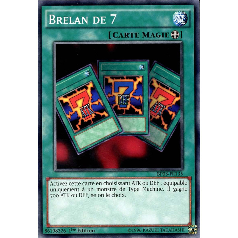 Yu-Gi-Oh-TCG-BP03-FR135-R-Brelan-de-7-Battle-Pack-3-La-Ligue-des-Monstres