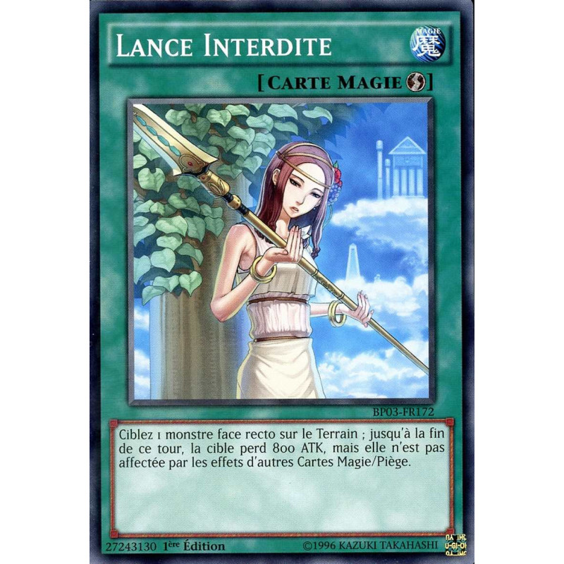 Yu-Gi-Oh-TCG-BP03-FR172-R-Lance-Interdite-Battle-Pack-3-La-Ligue-des-Monstres