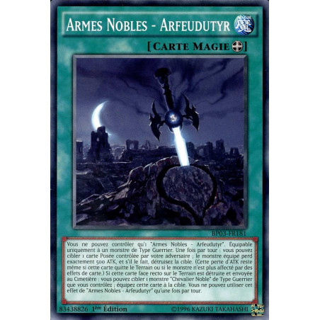 Yu-Gi-Oh-TCG-BP03-FR181-R-Armes-Nobles-Arfeudutyr-Battle-Pack-3-La-Ligue-des-Monstres