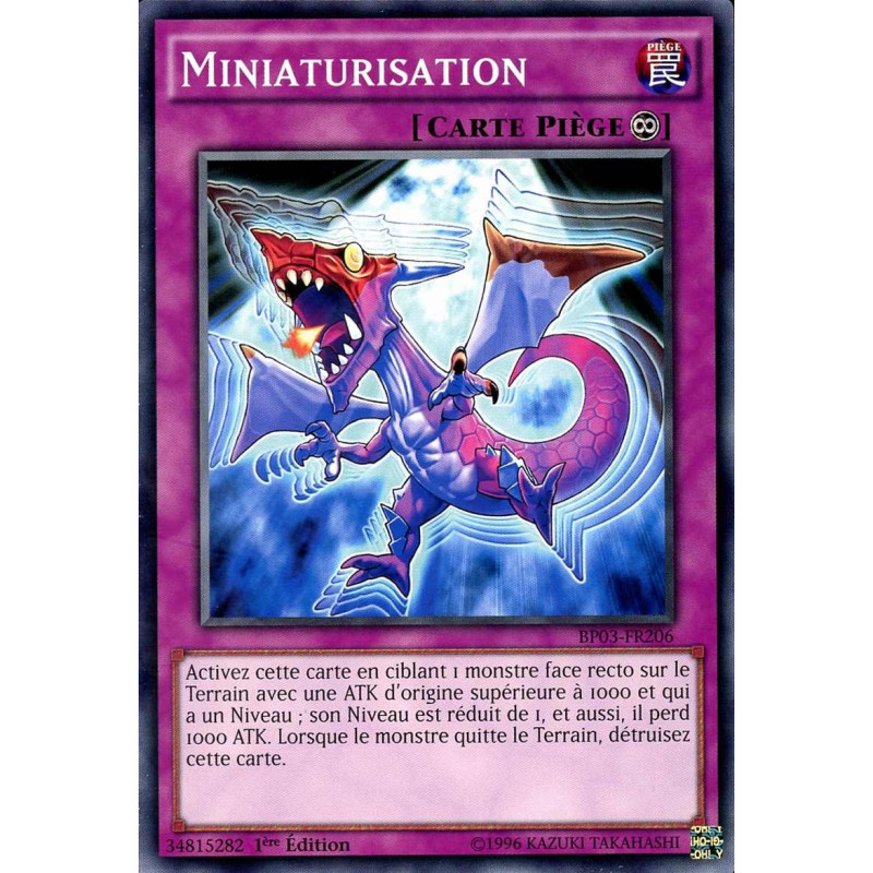 Yu-Gi-Oh-TCG-BP03-FR206-R-Miniaturisation-Battle-Pack-3-La-Ligue-des-Monstres