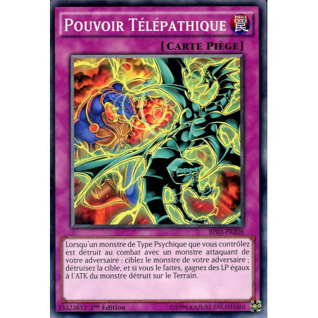 Yu-Gi-Oh-TCG-BP03-FR208-R-Pouvoir-T-l-pathique-Battle-Pack-3-La-Ligue-des-Monstres