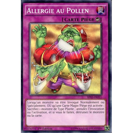Yu-Gi-Oh-TCG-BP03-FR211-R-Allergie-au-Pollen-Battle-Pack-3-La-Ligue-des-Monstres