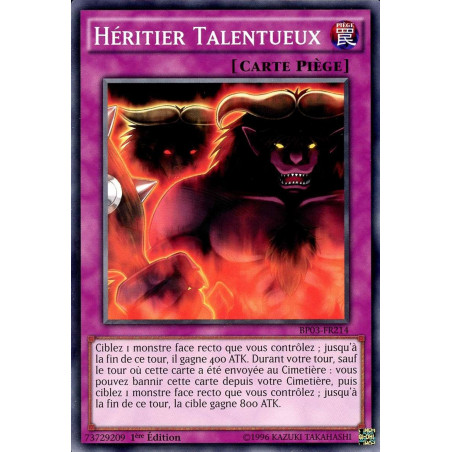 Yu-Gi-Oh-TCG-BP03-FR214-R-H-ritier-Talentueux-Battle-Pack-3-La-Ligue-des-Monstres