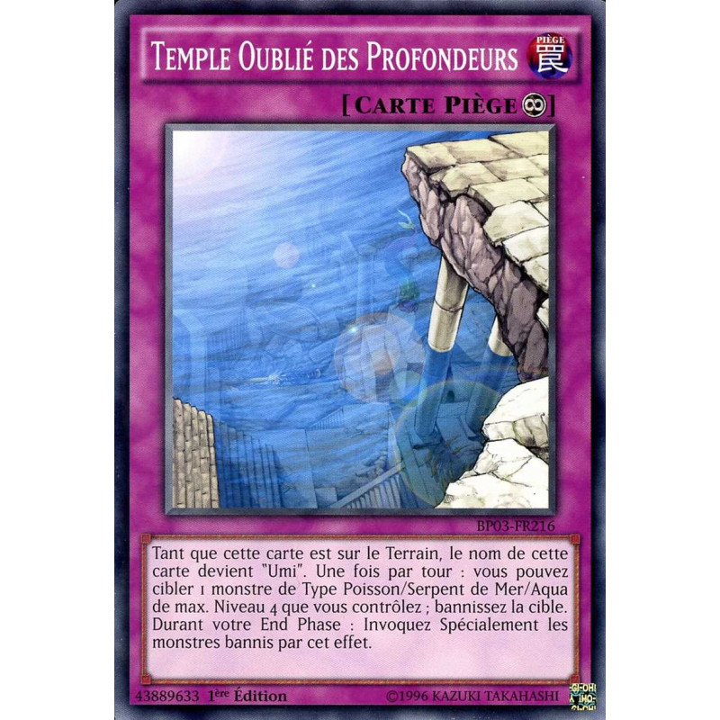 Yu-Gi-Oh-TCG-BP03-FR216-R-Temple-Oubli-des-Profondeurs-Battle-Pack-3-La-Ligue-des-Monstres