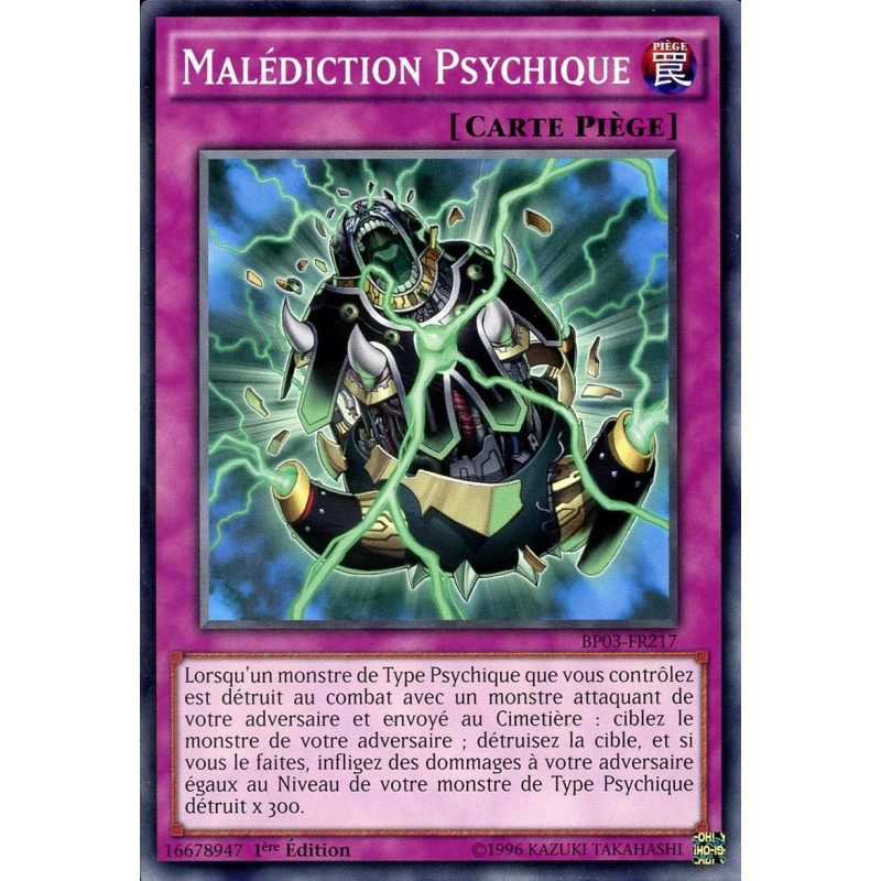 Yu-Gi-Oh-TCG-BP03-FR217-R-Mal-diction-Psychique-Battle-Pack-3-La-Ligue-des-Monstres