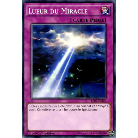 Yu-Gi-Oh-TCG-BP03-FR220-R-Lueur-du-Miracle-Battle-Pack-3-La-Ligue-des-Monstres